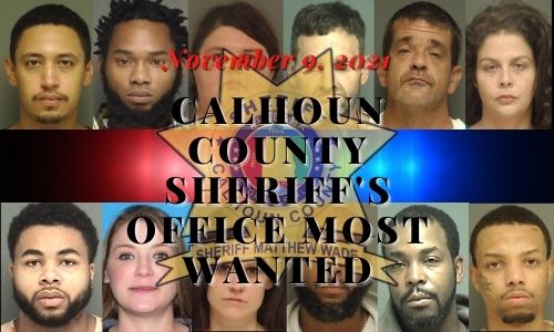 Calhoun County Sheriff's Office Most Wanted 11/9/21