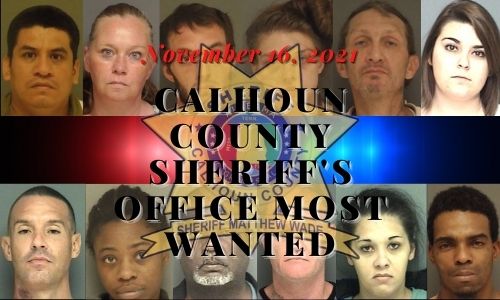 Calhoun County Sheriff's Office Most Wanted 11/16/21