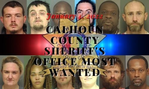 Calhoun County Sheriff Most Wanted - Jan 4, 2022