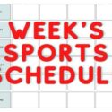 Week's Schedule