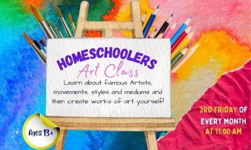 Homeschools Art Class