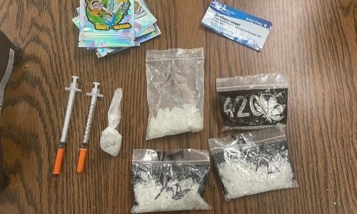 Pursuit and methamphetamine arrest in Piedmont