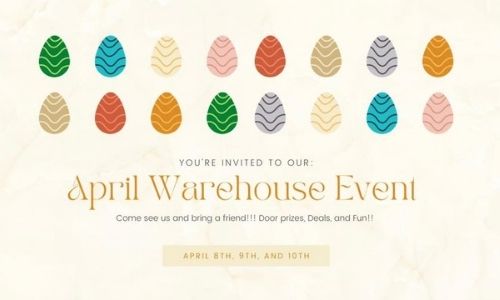 April Warehouse Event