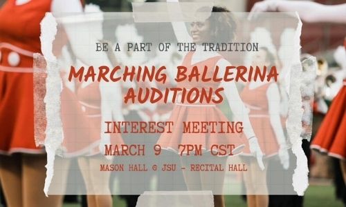 Marching Ballerina Auditions