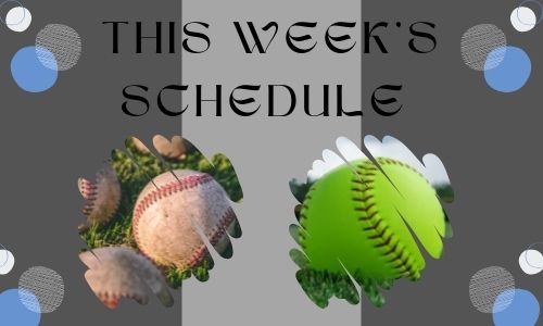 This week’s schedule