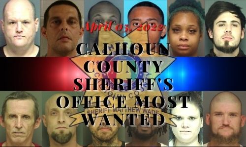 Calhoun County Most Wanted for April 5, 2022