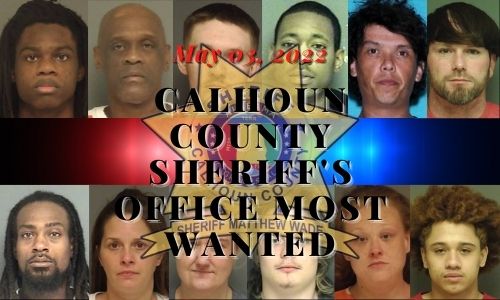May 3, 2022 most wanted in calhoun county