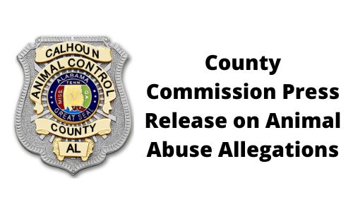 County Commission Press Release on Animal Abuse Allegations