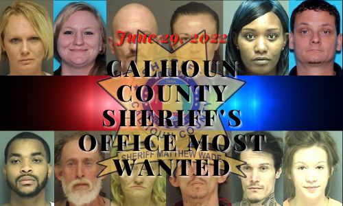 June 29, 2022 Calhoun County most wanted