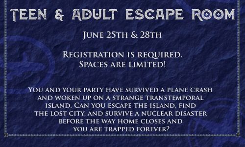 Teen & Adult Escape Room