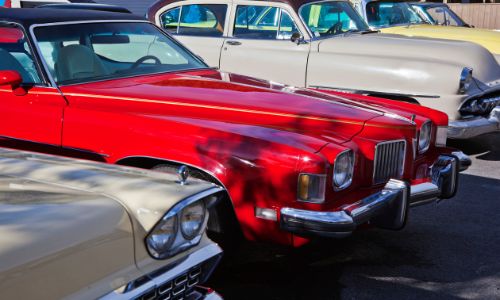 Classic Cars on the Jacksonville Square