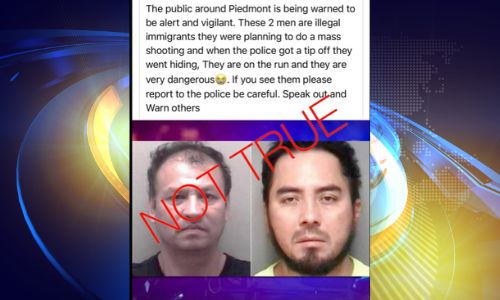 Piedmont Police Deny Mass Shooting Claim