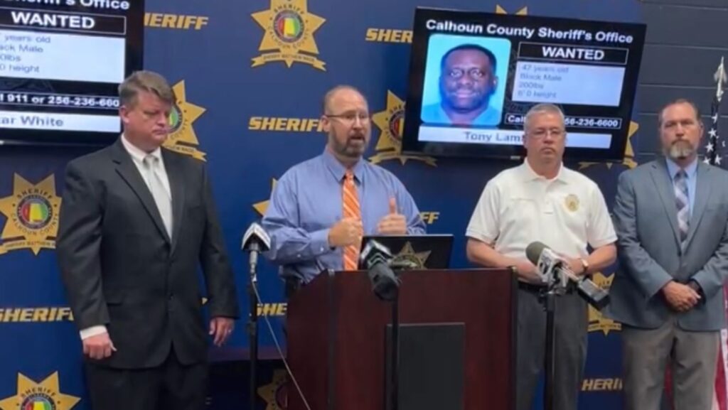 Calhoun County Sheriff's Office holds press conference regarding kidnapping
