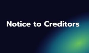 Notice to Creditors