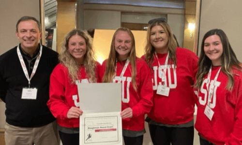 Kinesiology Students Presented Statewide Award