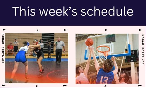 This week’s schedule