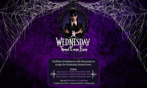 A Wednesday Themed Escape Room