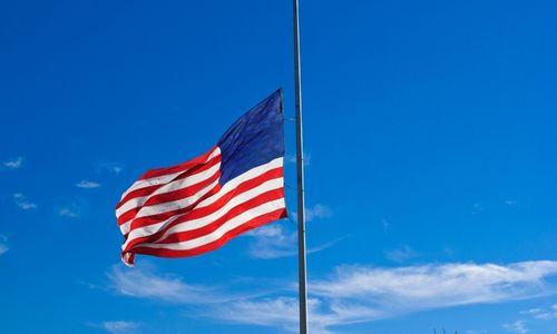 US Proclamation Flag at Half-Staff