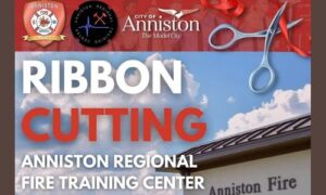 ribbon cutting for Anniston Regional Fire Training Center (ARTC)