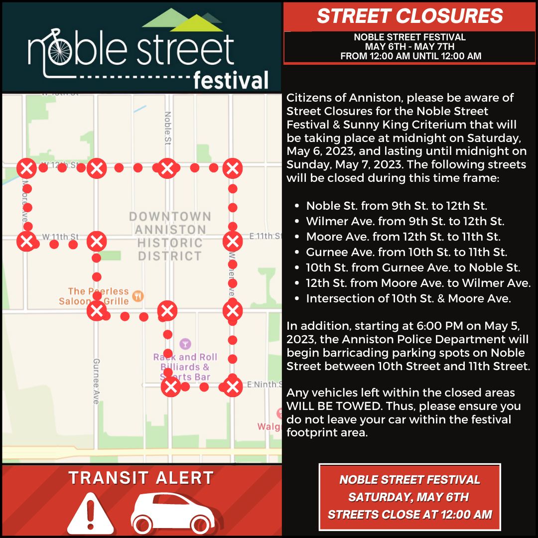 Noble Street Updates