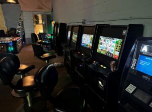 Interior photo of gambling establishment