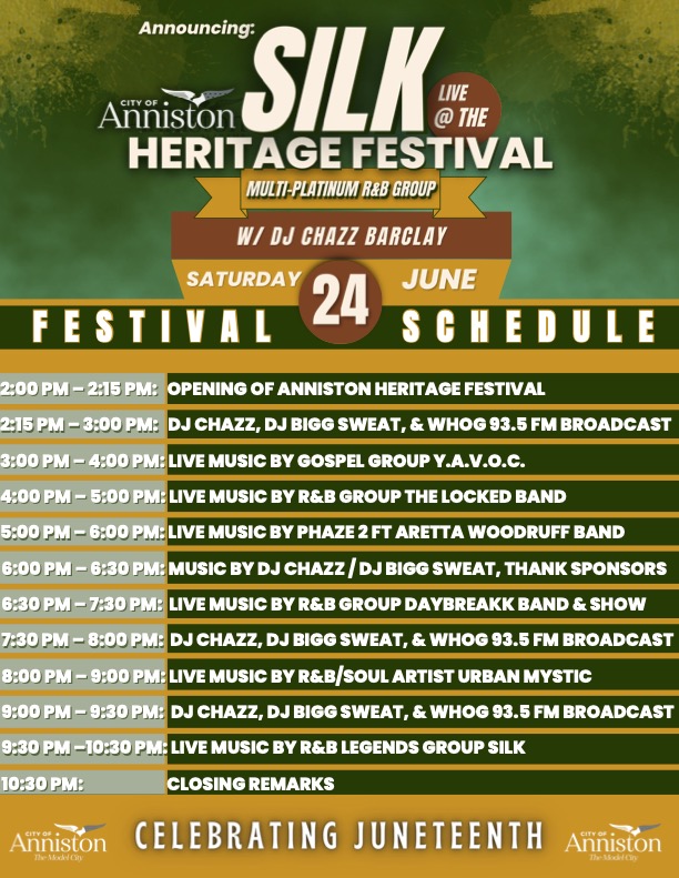 2023 Heritage Festival Schedule