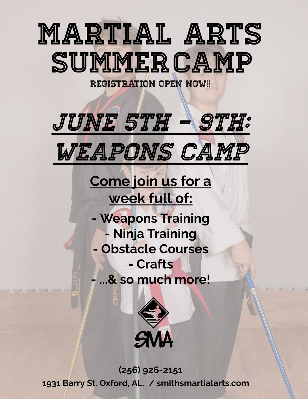 Martial Arts Summer Camp Calhoun Journal