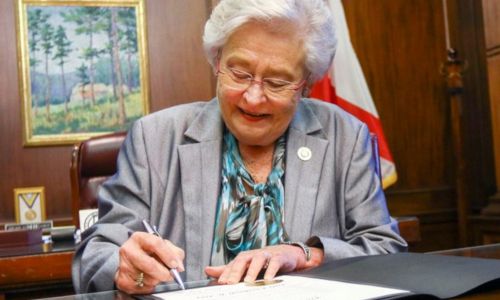 Governor Kay Ivey signed House Bill 261 limiting students playing by biological sex
