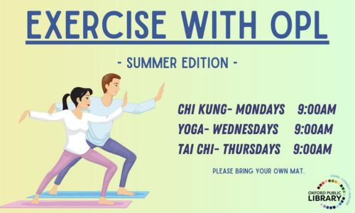 Oxford Library's Summer Exercise Program