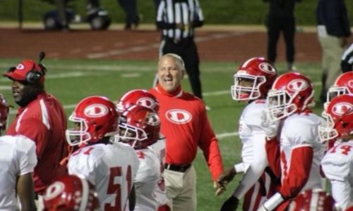 Kenneth Cofer is shown while coaching at Dodge County (Ga.). He has been hired to be Weaver High’s new head football coach. (Submitted poto)