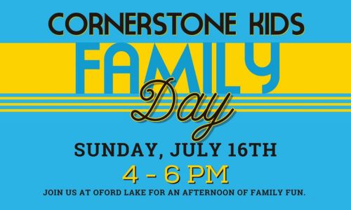 Cornerstone Kids Family Day Oxford Lake