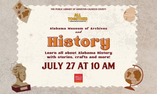 Museum of Archives and History - Children's Summer Reading Program Public Library of Anniston-Calhoun County
