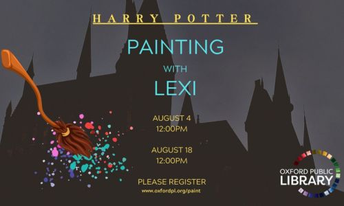 Oxford Library Offers Harry Potter Painting with Lexi