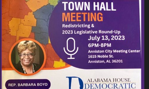 Town Hall Meeting with Rep. Barbara Boyd in Anniston