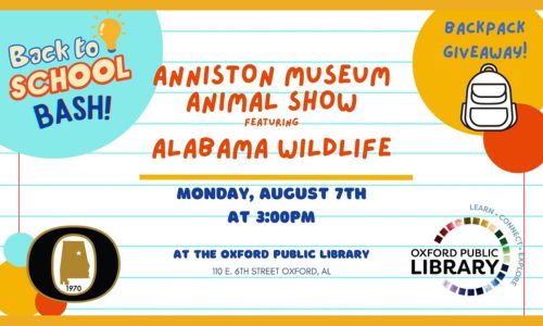 Back to School Bash An Anniston Museum Animal Show in Oxford