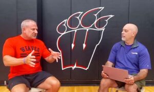 First-year Weaver coach Ken Cofer talks during Monday’s preseason interview. (Photo by Joe Medley)