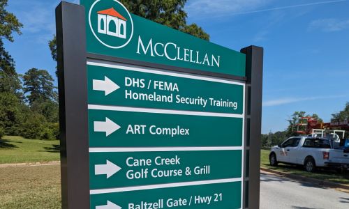 MDA Introduces Wayfinding Signs and Police Cameras to McClellan