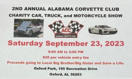 2nd Annual Alabama Corvette Club Car, Truck & Bike Show