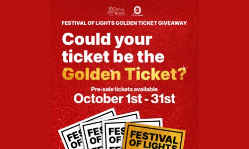 Festival of Lights is giving away a Golden Ticket during Early Bird ticket sales