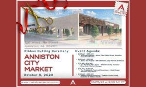 Ribbon-cutting ceremony for the Anniston City Market