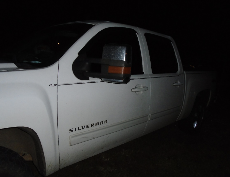 Between October 16, 2023 and October 18, 2023, a vehicle was broken into at a residence on Hwy 9 in Anniston. A 9mm Glock was stolen out of a white Chevy Silverado. (2310-0255)
