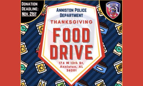 Anniston Police Food Drive