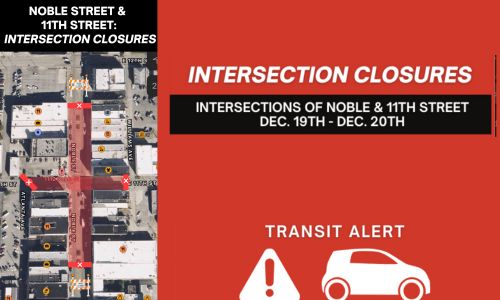 City of Anniston Downtown Intersection Closure