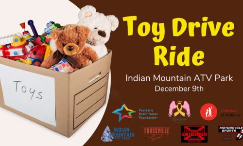 toy drive at Indian mountain ATV Park