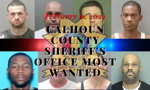 02 11 24 Calhoun County Sheriff Most Wanted Cover