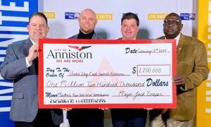 $1.2 million check to United Way of East Central