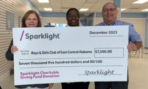 Sparklight Awards $7,500 to Boys & Girls Clubs of East Central Alabama