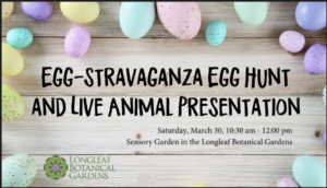 Egg-Stravaganza Egg Hunt and Live Animal Presentation