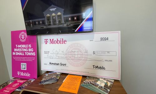 Check from T-Mobile in lobby