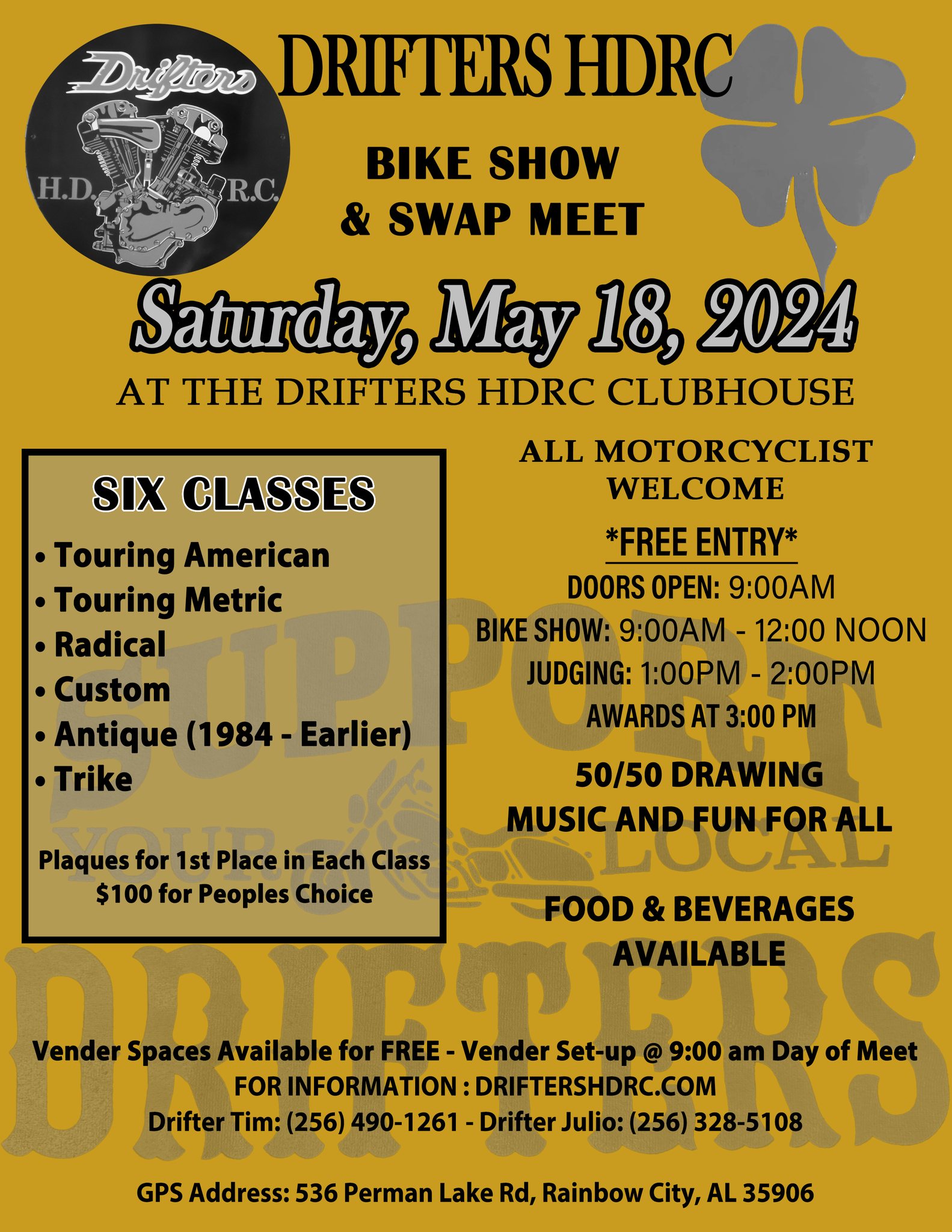 Annual Bike Show and Swap